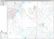 Old Bridge  Wall Map Premium Style